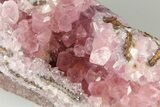 Cobaltoan Calcite Crystal Cluster - Bou Azzer, Morocco #185580-1